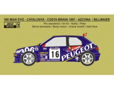 Decal – Peugeot 306 Maxi EVO - 1997 Rallye Catalunya - Azcona / Billmaier